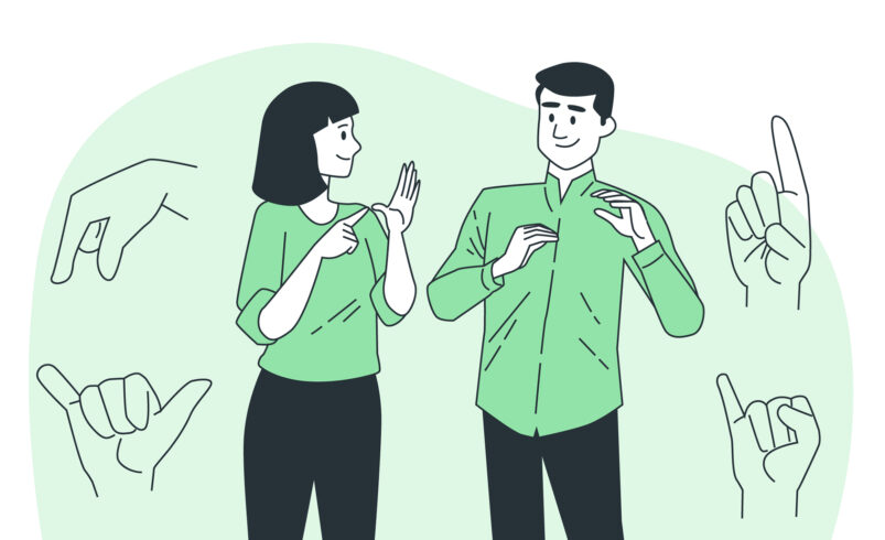 Sign Language for help